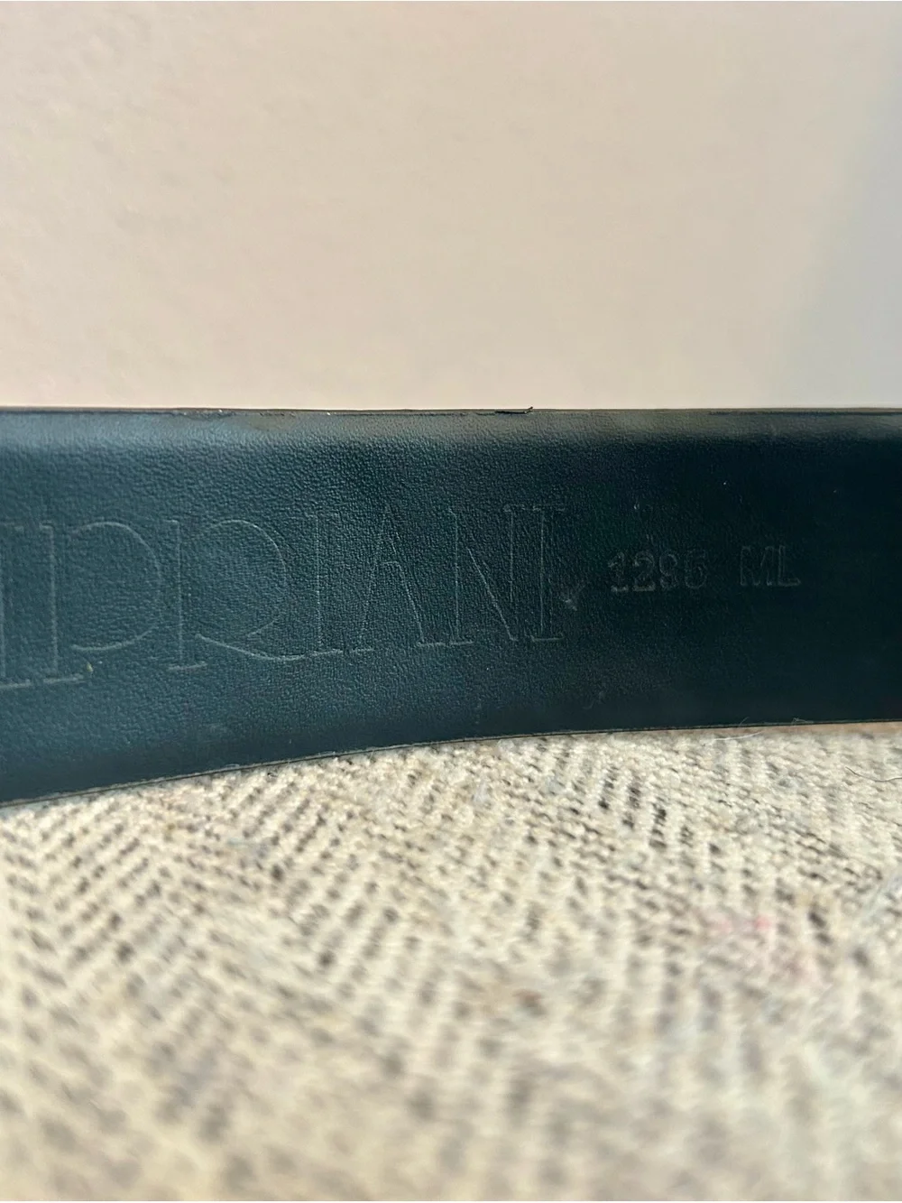 Cipriani Vintage Leather Belt in Black Size M/L